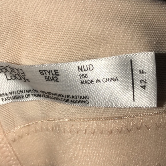 Leading Lady Womens Brigitte Molded Soft Cup Bra 5042 in Nude New - Picture 2 of 3